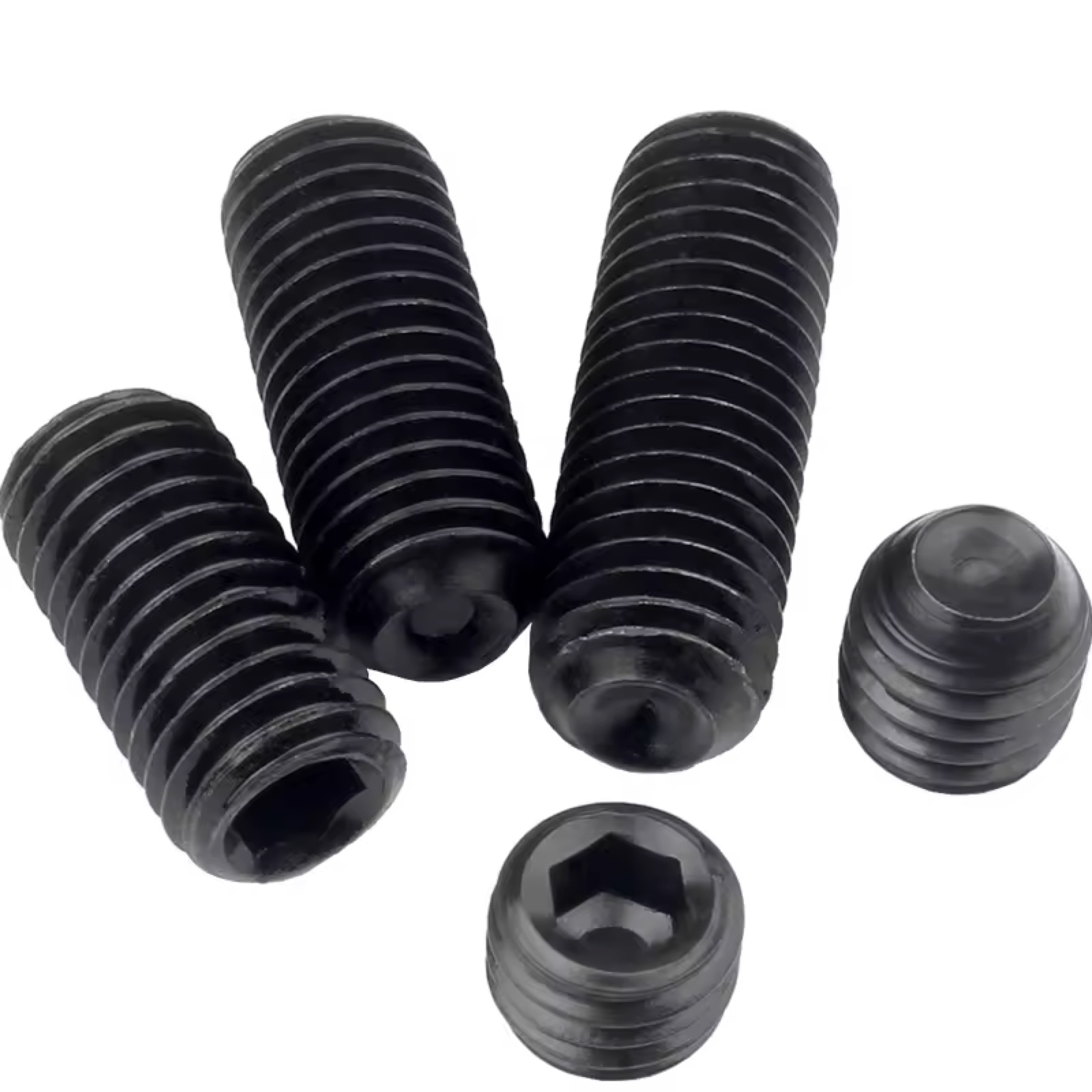 Socket set grub screw close-up - These screws are widely used in machinery, automotive, industrial | Al Rahimah